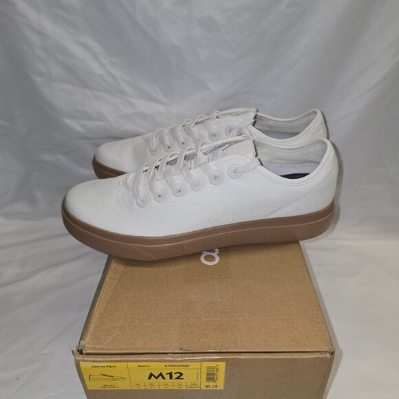 Allbirds Canvas Piper in Blizzard/Bark Brown, M 12, New in Box, Limited Edition - Picture 5 of 8